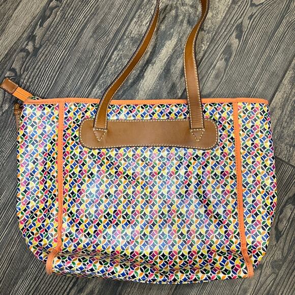 Fossil Geometric Waxed Canvas Shoulder Bag - Picture 7 of 7